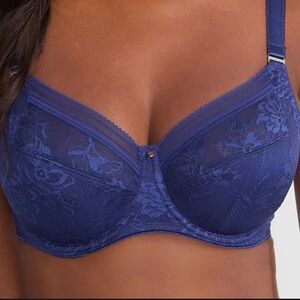 Fantasie Fusion Lace Side Support Bra in French Navy